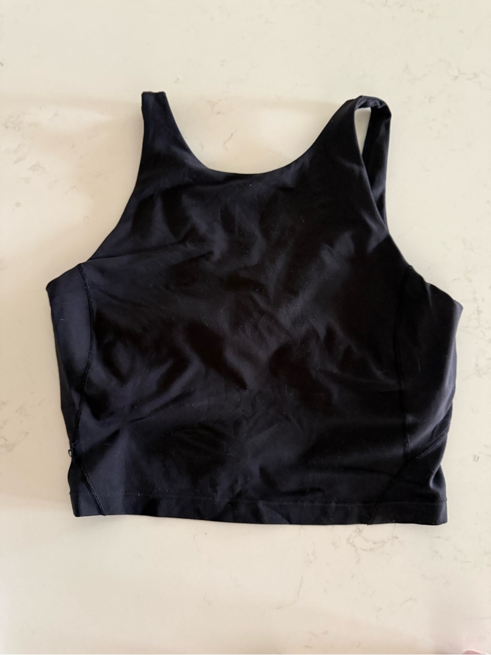 Lululemon Align High-neck Black Crop Tank Top